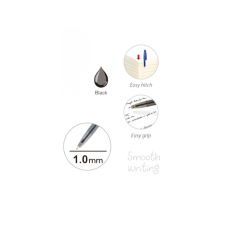 Motarro Ballpoint Pen 1.0mm 7PCS - Black