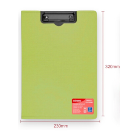 Motarro Clipboard 23x31.5cm - 2 Pack - Green