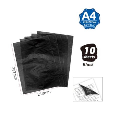 Motarro Carbon Paper A4 210x297cm 10 Sheets - Black