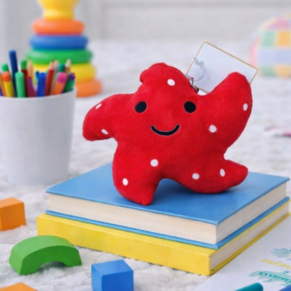 Soft Toy - 14cm Starfish - Red