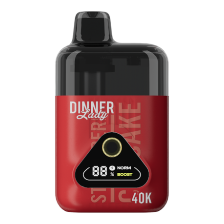 Dinner Lady Rechargeable Vape - Dessert Collection - 40K Puffs - Strawberry Cupcake
