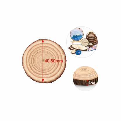 Motarro Wood Chips 40/50mm 4PCS 2 Pack