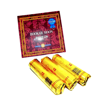 Hookah Moon Instant Lite Hookah Charcoal - 80 Pack