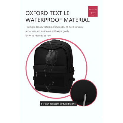 Waterproof Travel Backpack - White, Black