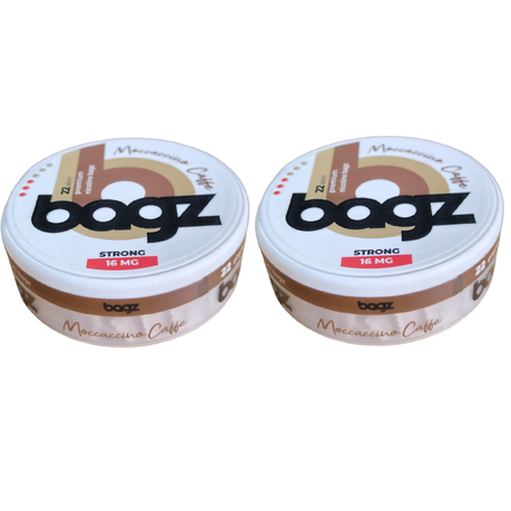 Bagz - Nicotine Pouch Moccaccino Caffe 16 MG - 2 Pack