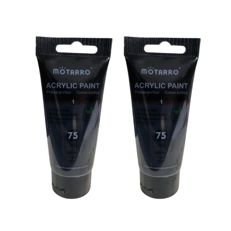 Motarro Acrylic Paint 75ml - 2 Pack - Deep Purple