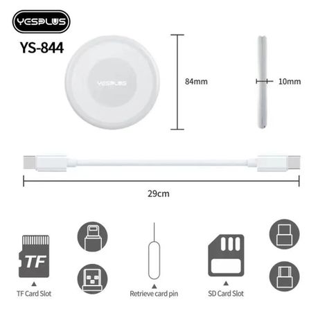 60W Multifunctional Fast Charging Data Box - White
