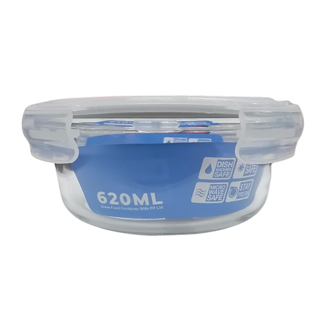 Food Container 620ml Round with Lid