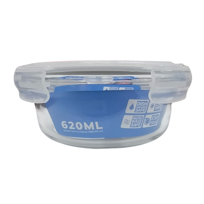 Food Container 620ml Round with Lid