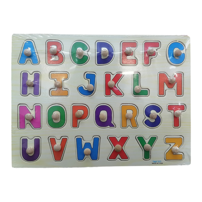 Wooden Peg Puzzle Letters