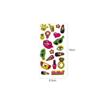 Motarro Stickers Relief 1 Sheet - Mermaids