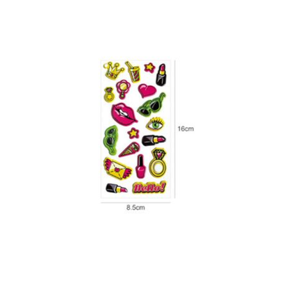 Motarro Stickers Relief 1 Sheet - Mermaids