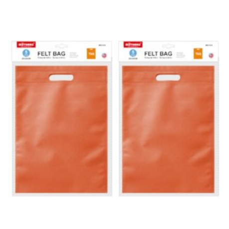 Motarro Felt Bag 25x30cm 70g 5PCS - 2 Pack - White