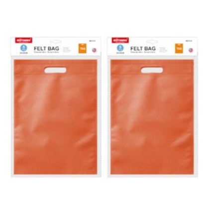 Motarro Felt Bag 25x30cm 70g 5PCS - 2 Pack - White