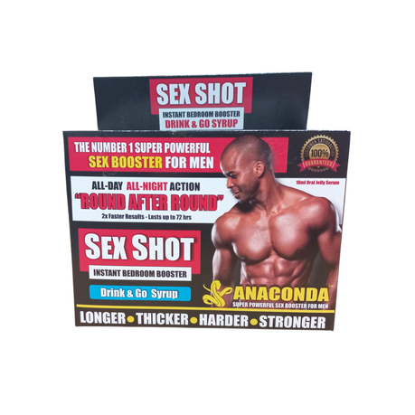 Anaconda 20 Sachet Pack Sex Shot Instant Bedroom Booster