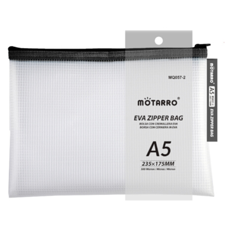 Motarro Eva Zipping Bag A5 235x175mm - Black