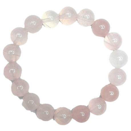 Earth Stone Collection - Rose Quartz Stone Bracelet