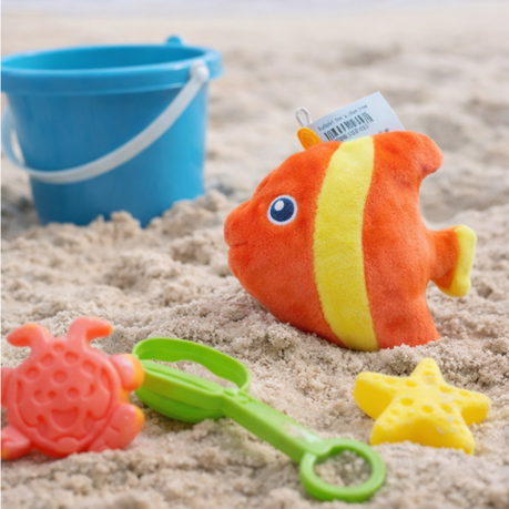 Soft Toy - 12cm Fish - Orange