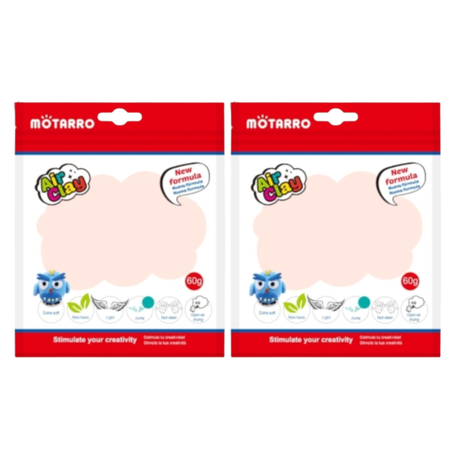 Motarro Air Clay 60g - Orange 2 Pack