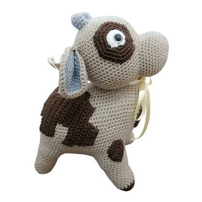Cow Wool Knit - Brown