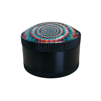 Herb Grinder 3 Piece Aluminum 50 x 36mm - Hypnotic
