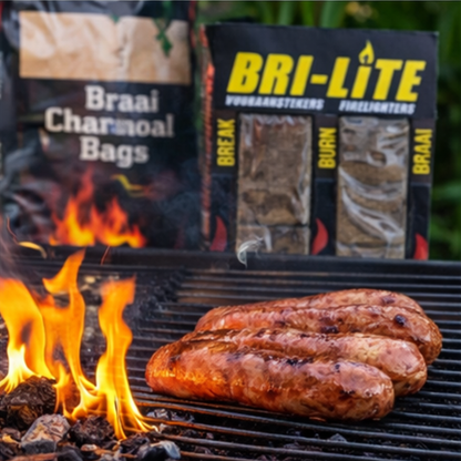 Bri-Lite Individually Wrapped Firelighters 2 Piece Blister - 3 Pack
