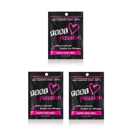 3 Sachets pack Pure Passion Coffee - Women
