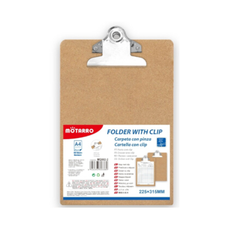 Motarro Clipboard 315x225mm - Pink