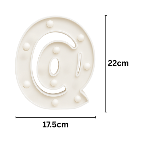 Motarro Led Sign Light 22cm - At Sign