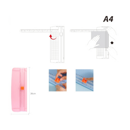 Motarro A4 Paper Cutter Trimmer - Blue