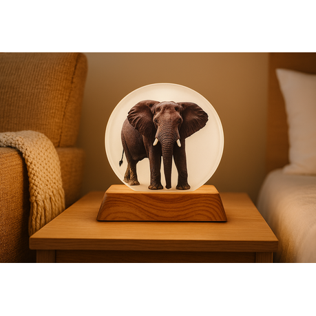3D Creative Lamp - Elephant Illuminated Art Light