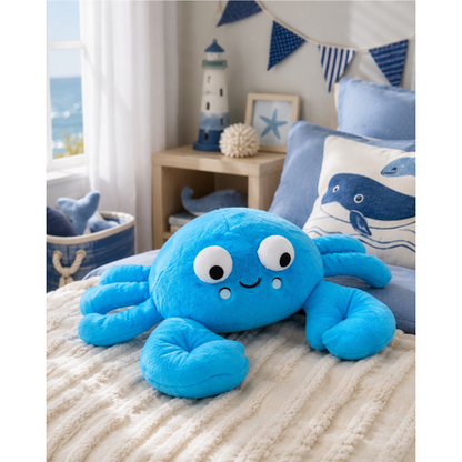 Soft Toy - Cute Crab - 50cm - Blue