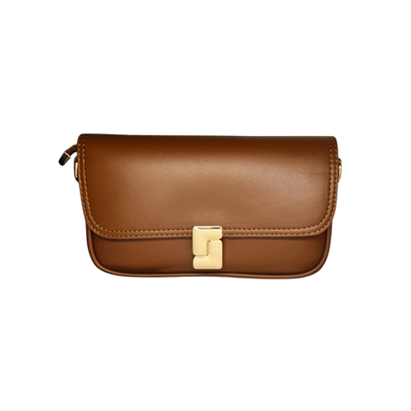 Ladies Bag - Strap Included - 14×24cm - Brown