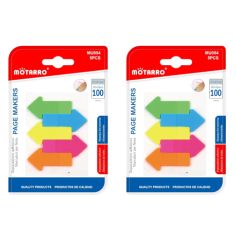 Motarro Page Markers 20x5 PCS - Numbers