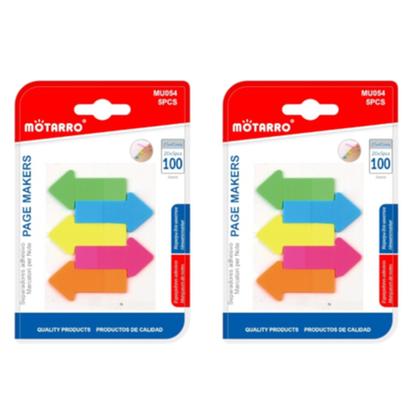 Motarro Page Markers 20x5 PCS - Numbers