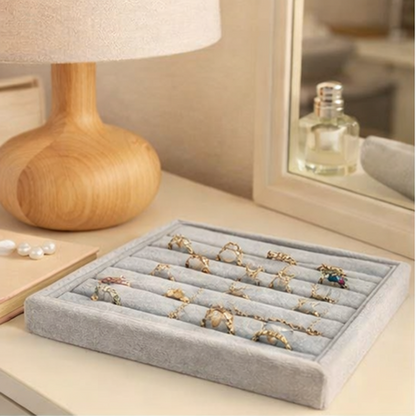 Jewellery Ring Display - Grey