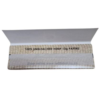 Africa Flame 100% Hemp Rolling Paper - 50 Booklets - 2 Pack