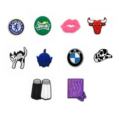 Shoe Charms - 10 Pieces - Combo O