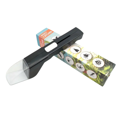 Insect Catcher- Humane Bug and Spider Catching Tool - Black