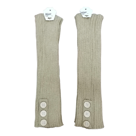 Leg Warmer - Stipe White