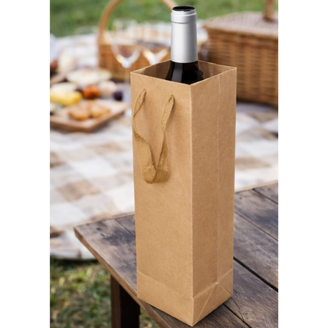 Gift Bag Wine 35×11×9cm - Black