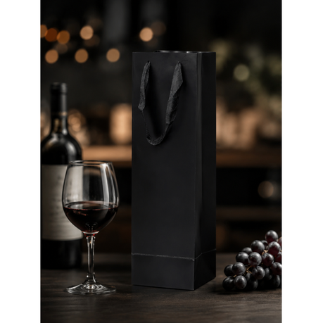 Gift Bag Wine 35×11×9cm - Natural