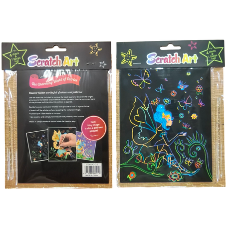 Scratch Art Pad - 4 Pack