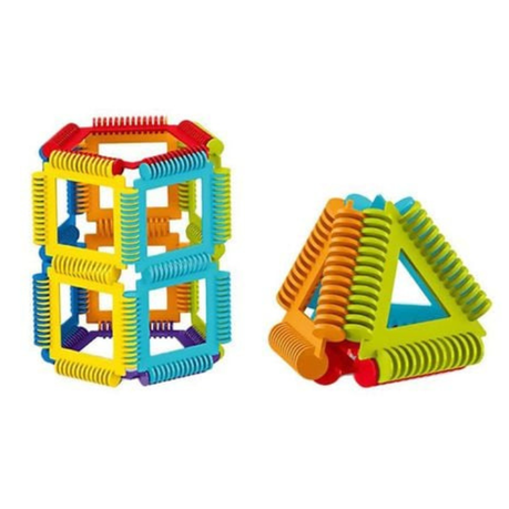 Builder Blocks World STEM Construction Toy Set - 40 Pieces for Building