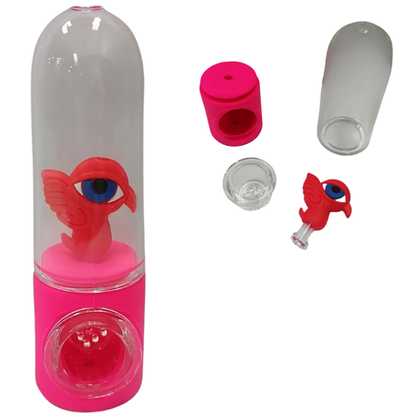 Silicone Rasta Pipe - Tube - 12 Pack