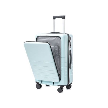 Multifunction Smart Carry-On Travel Suitcase - 20 Inch - Blue