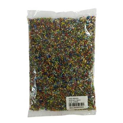 Seed Beads - +- 450 Gram Packs - Large Neon