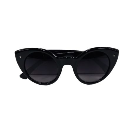 Solar X Cat-Eye Classic Sunglasses Gradient Lens UV400 - Matte Black