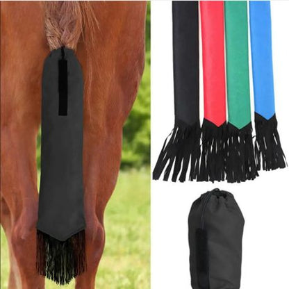 Horse Tail Rope - Fly Protection and Training Aid - Black