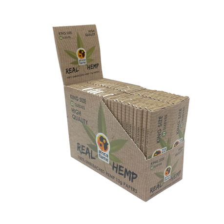 Africa Flame 100% Hemp Rolling Paper - 50 Booklets